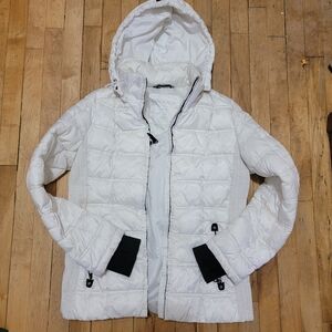 Nautica Women's White Puffer Jacket